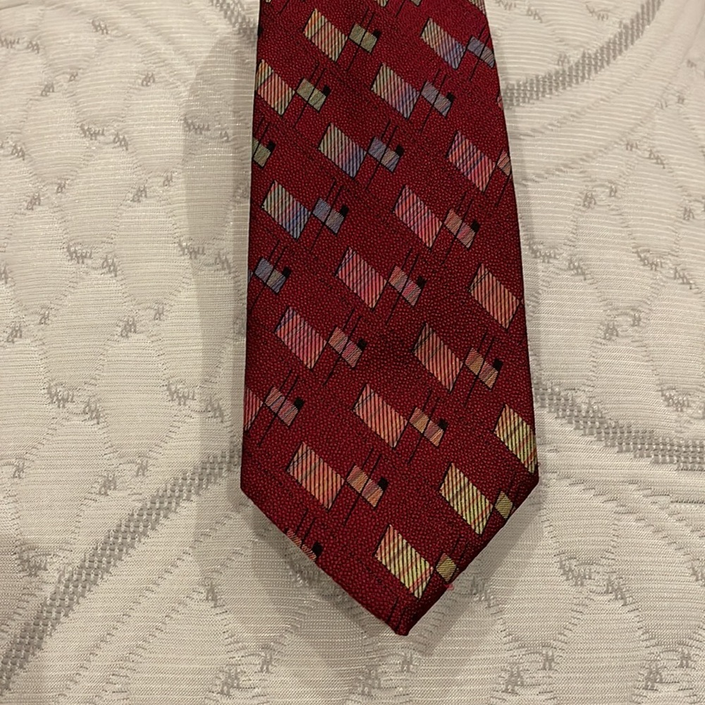 Robert Talbott Studio Carmel Valley Neck Tie. Red - image 1